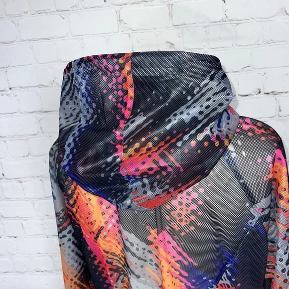 🚫SOLD! •🏃♀️NWOT |•ATHLETA•| Lava Hype Run Multicolor Jacket 🏃♀️ - Picture 8 of 16